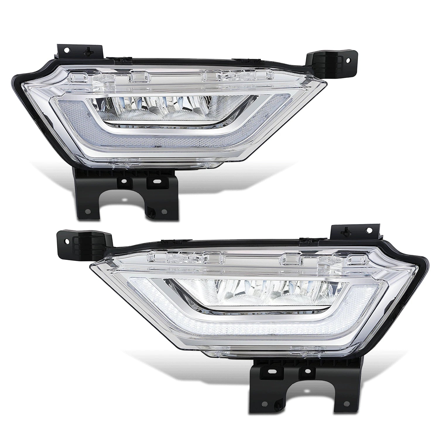 Fit 21-23 Ford F150 Chrome Housing Clear Lens Led | Built Supply Co