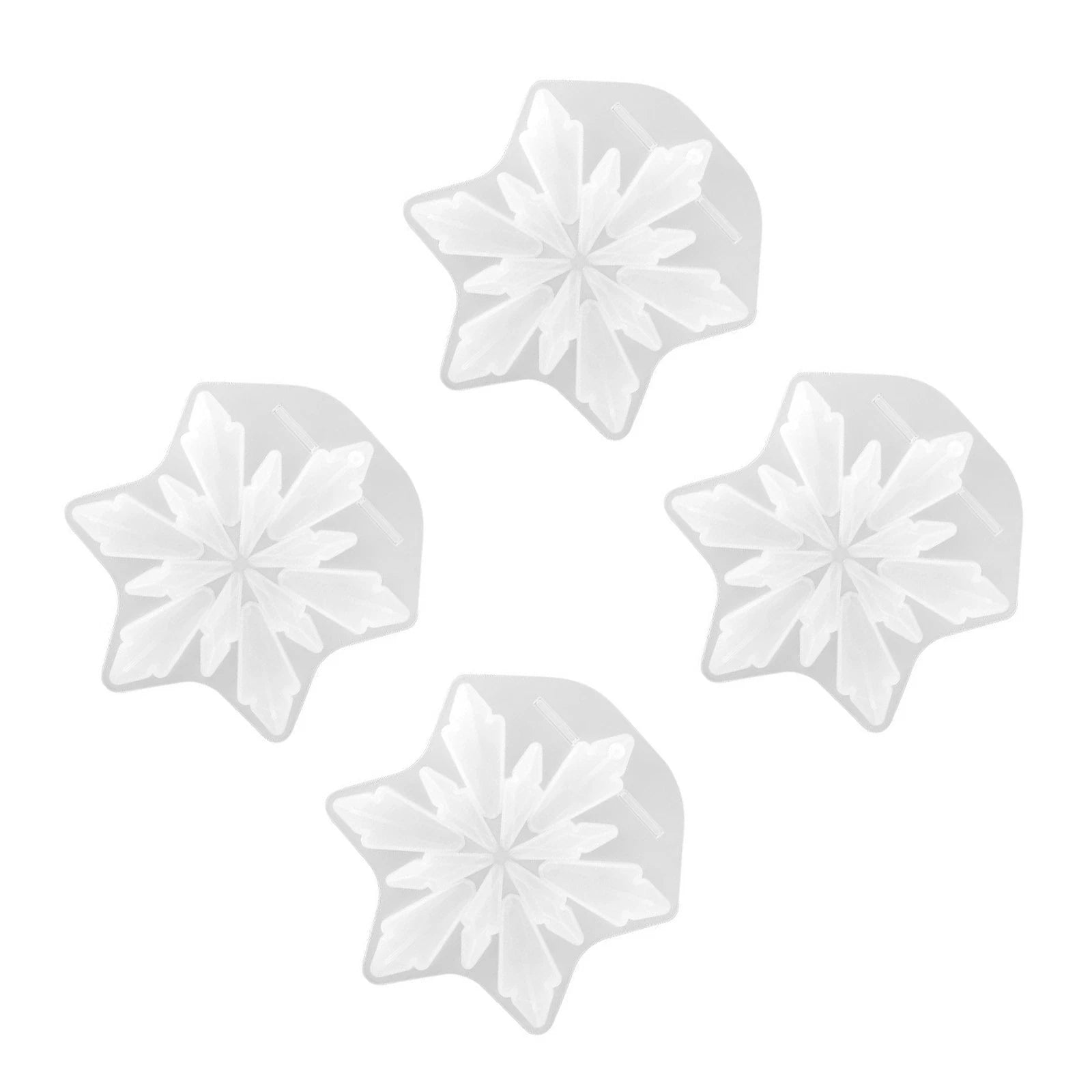 Silicone Epoxy Resin Snowflake Diy Craft Jewelry Pendant Necklace