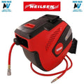 30m/100ft Automatic Retractable Air Line Hose Reel 3/8 2" PVC Mesh Wal