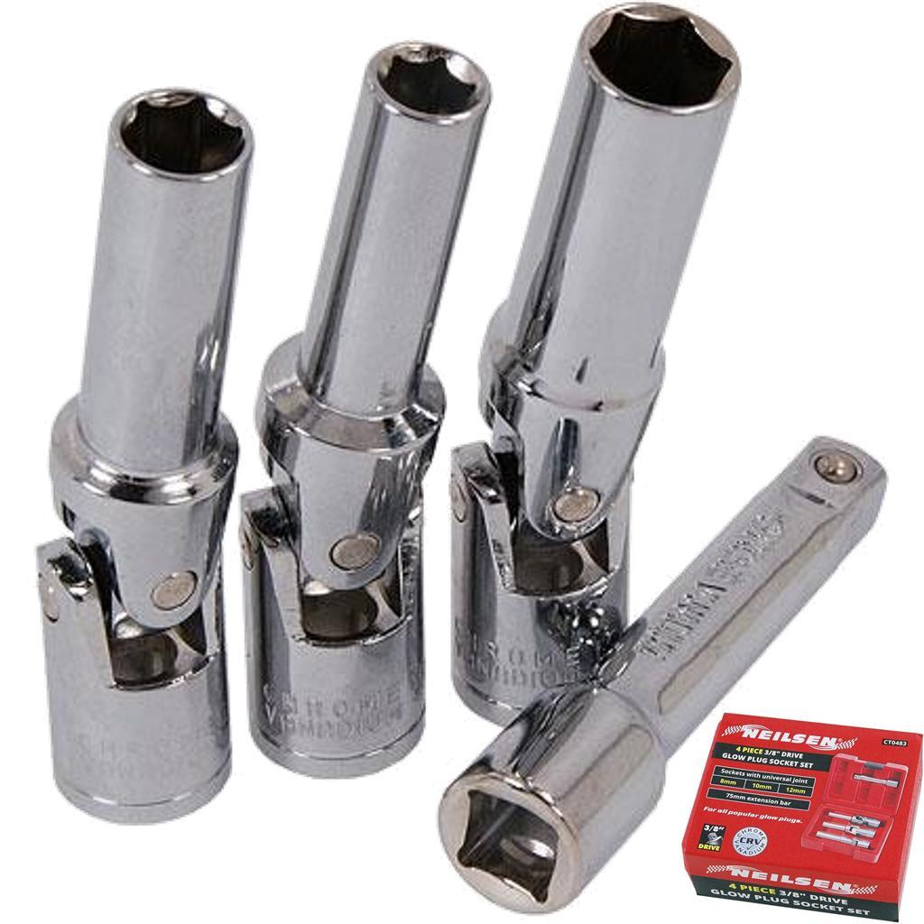 Bluespot 8PC Impact Socket Converter Reducer Adapter Set 1/2" 1/4"
