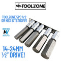 Large Hex Bit Socket Set 14mm 17mm 19mm 22mm 24mm Allen Key Sockets