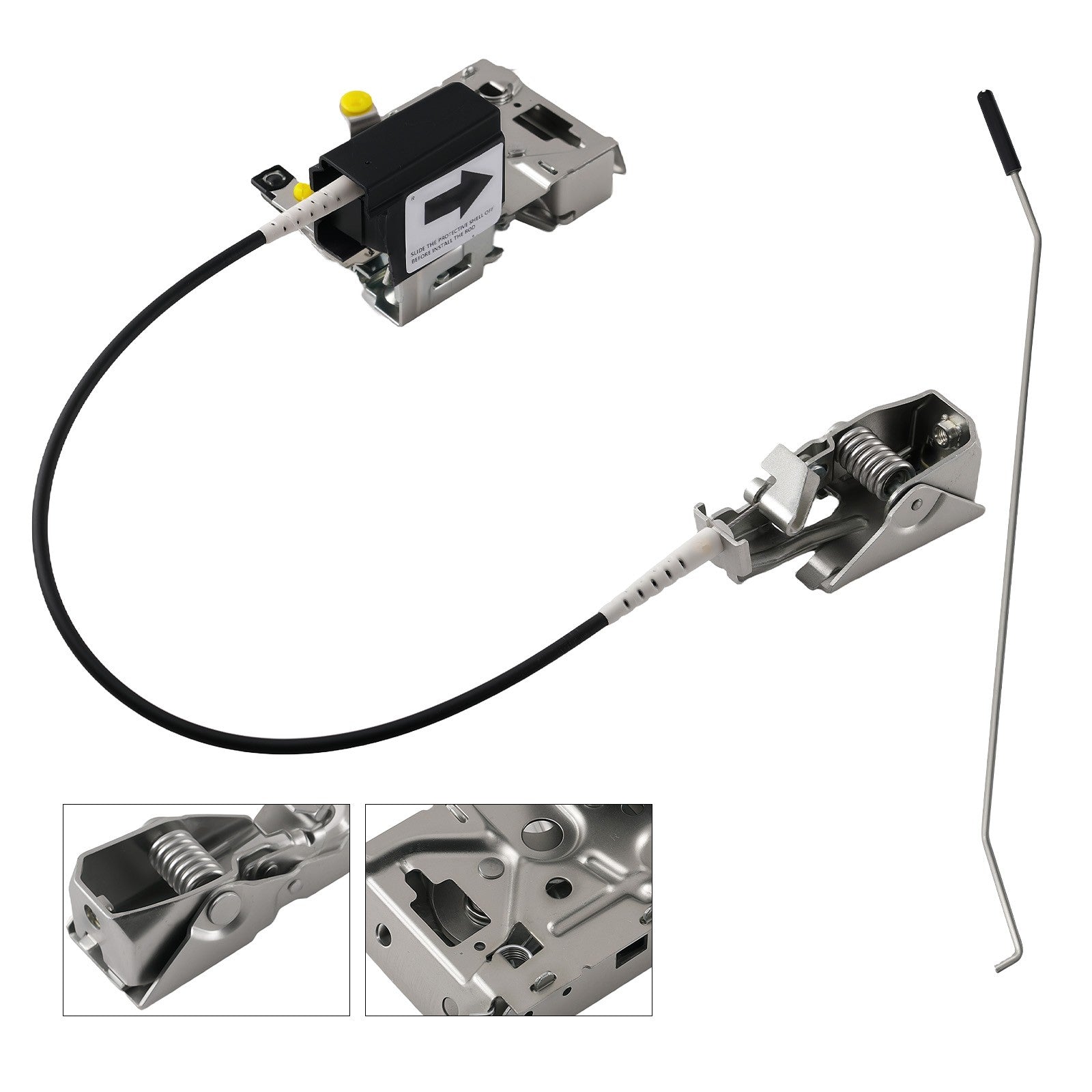 Door Lock Latch Right Side for Ford F-350 1992-1997 F4TZ15219A64A