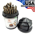 Cle Line 29pc COBALT M42 Hex Shank Drill Bit Set