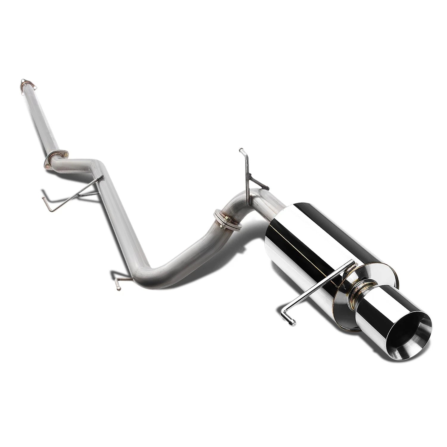 Fit 98-02 Accord Cg3-cg6 F23a 4"rolled Muffler Tip Racing Catback