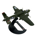1:144 Scale B-25 Mitchell Bomber Diecast Model With Display Stand