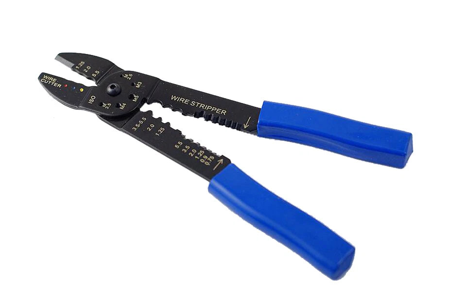 9" Wire Stripper /Cutter Wire Crimping Pliers 10-22 Gauge Strip Screw