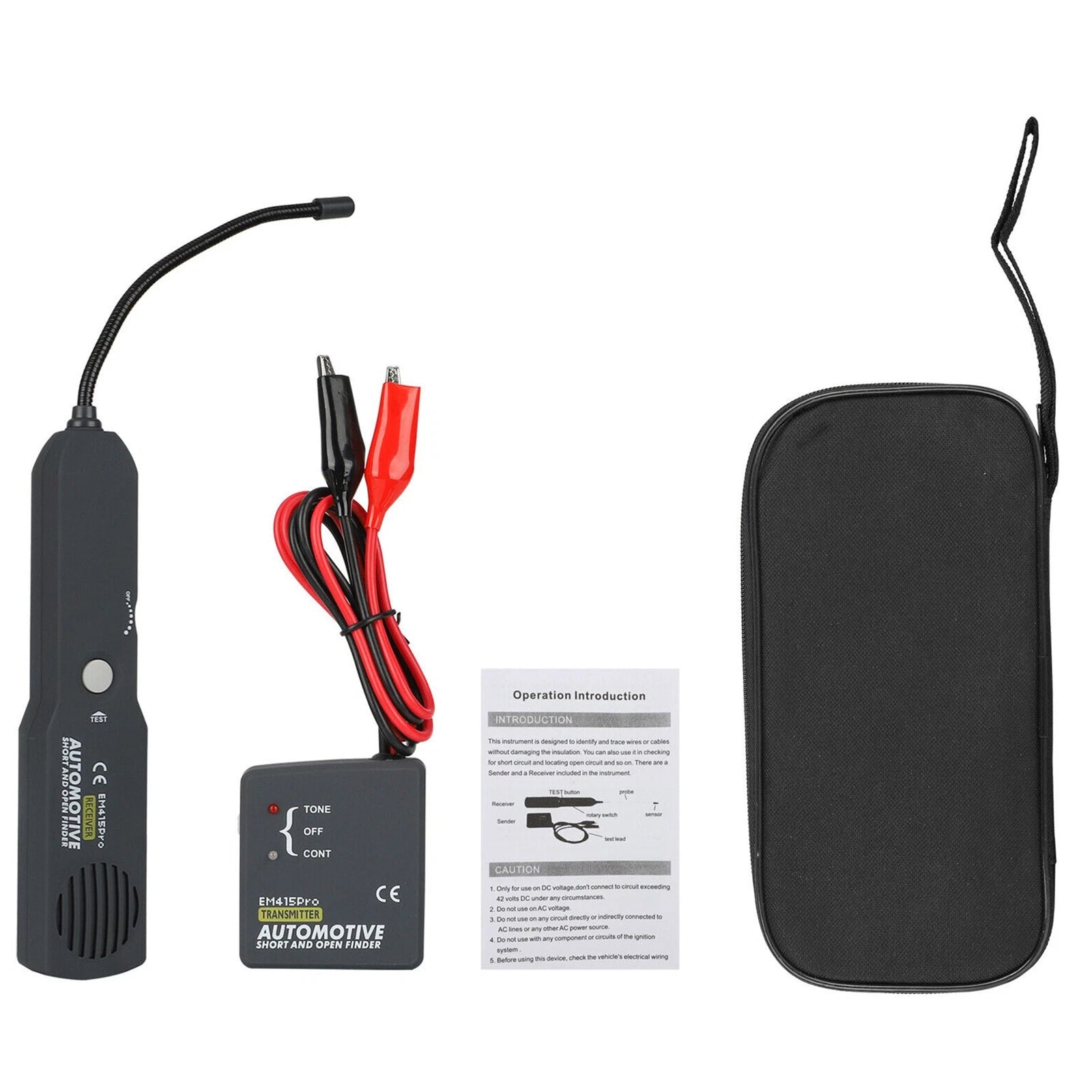 Automotive Short And Open Finder Circuit Tester Dc 6-42V Car Wire