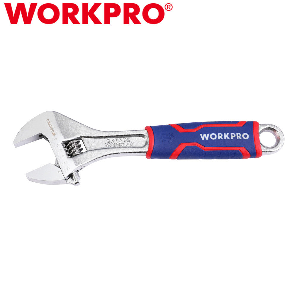 WORKPRO 10inch Adjustable Wrench Cr-V