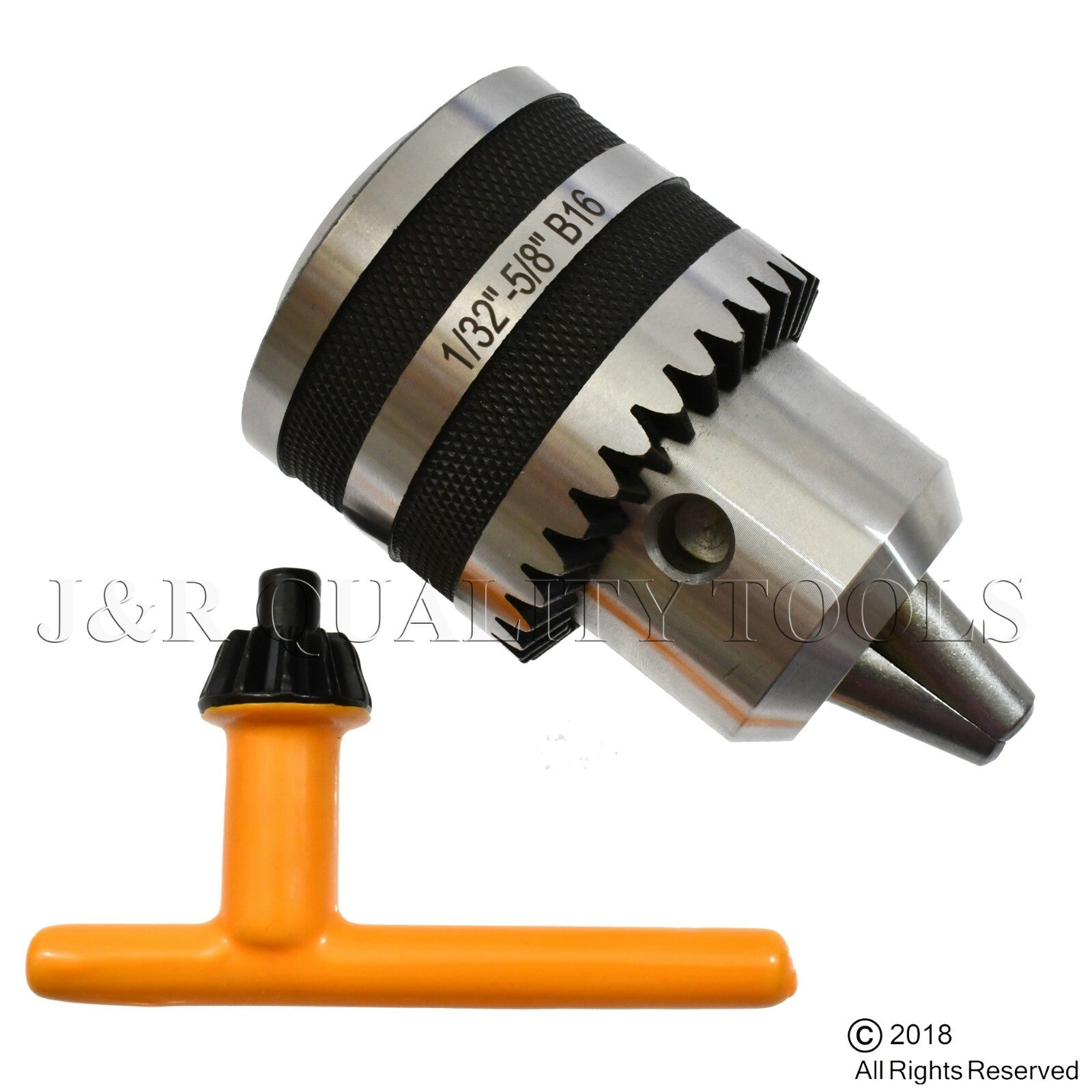 B16 Taper Heavy Duty Drill Chuck with Key