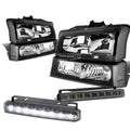 Black Headlight+clea<wbr/>r Corner+bumper+<wbr/>LED | Built Supply Co