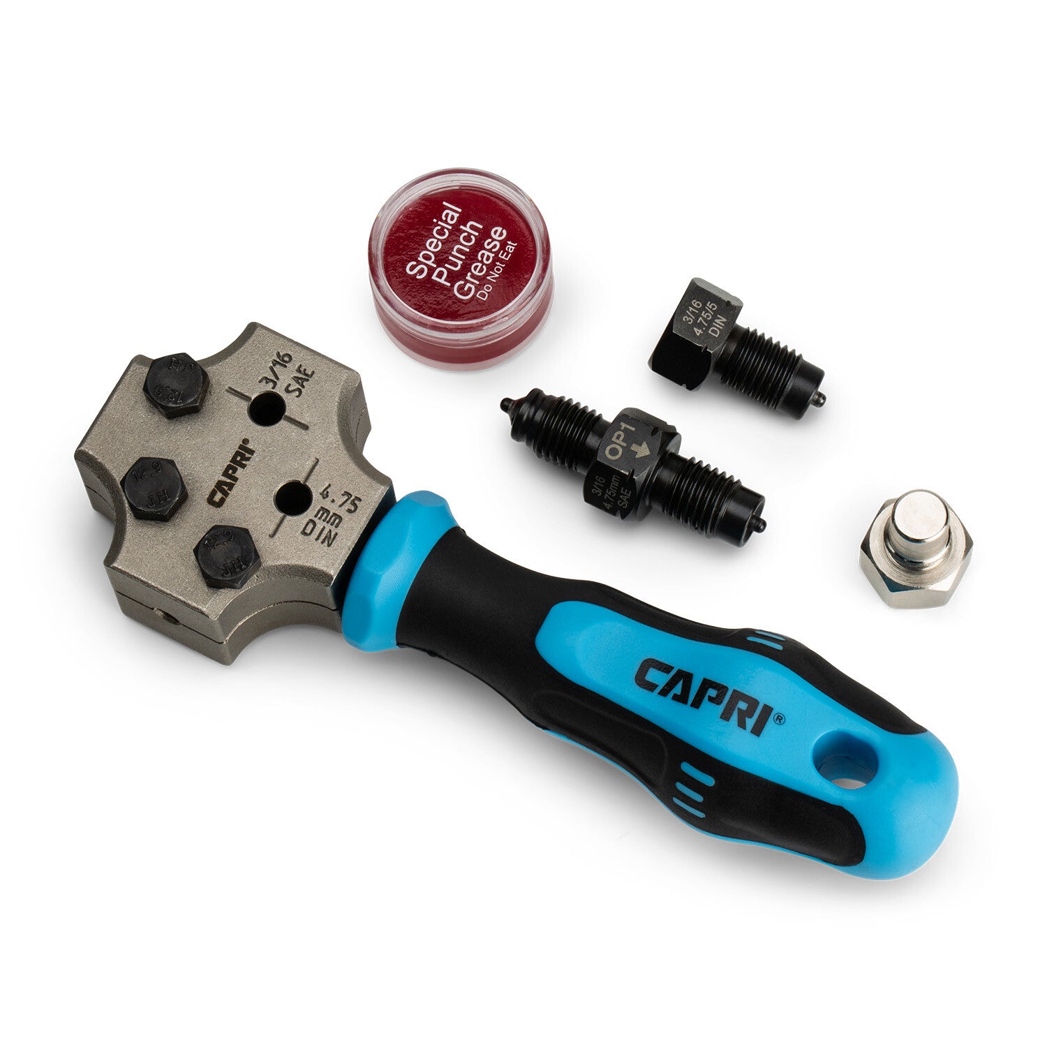 Capri Tools 3/16" Dual Head Flaring Tool, ISO Bubble Flare and SAE Double FlareOpens in a new window