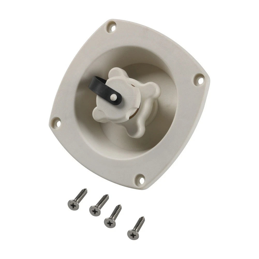 Trailer Rv Water Fill Port With 11.6 X 8.6 Cm Dimensions And Check