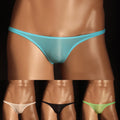 Ice Silk Men's Comfortable Thongs Low Waist Stylish Underwear Option