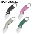 Flissa 4" Folding Pocket Knife G10 Handle Steel Edc | Built Supply Co