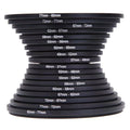 37-82mm Dslr Camera Lens Filter Adapter Ring Aluminum Alloy Cnc