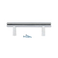 Rok 3" Center Chrome Kitchen Cabinet Drawer Bar Handle Pull 4-9/16"
