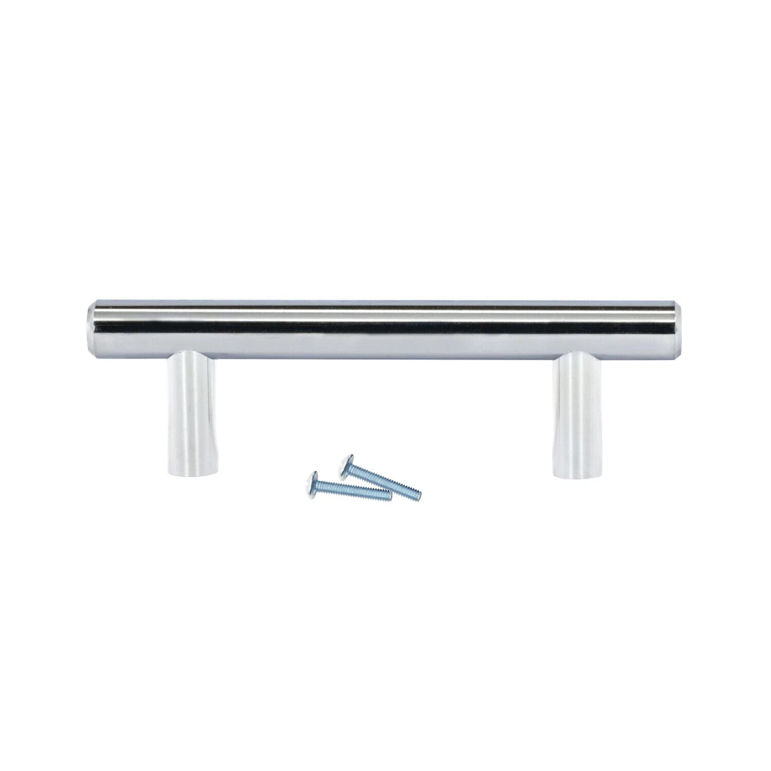 Rok 3" Center Chrome Kitchen Cabinet Drawer Bar Handle Pull 4-9/16"