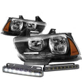 Black Housing Clear Headlight+ambe<wbr/>r | Built Supply Co