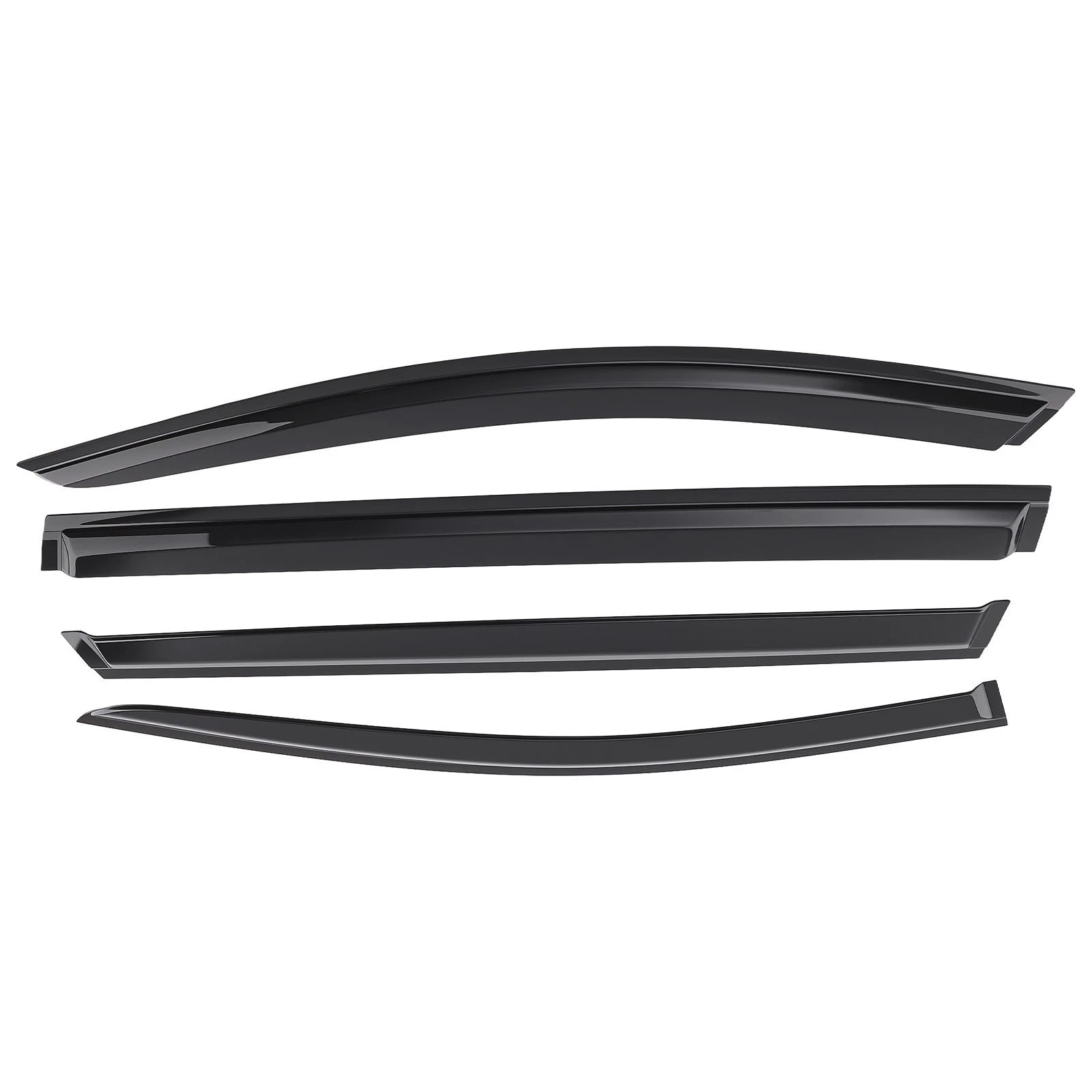 Wind Deflectors Rain Guards Visor for Hyundai Santa Fe 2019-2023 2.5mm