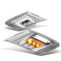 Fit 13-16 Scion Fr-s Gt86/subaru Brz Pair Chrome Housing Led Side