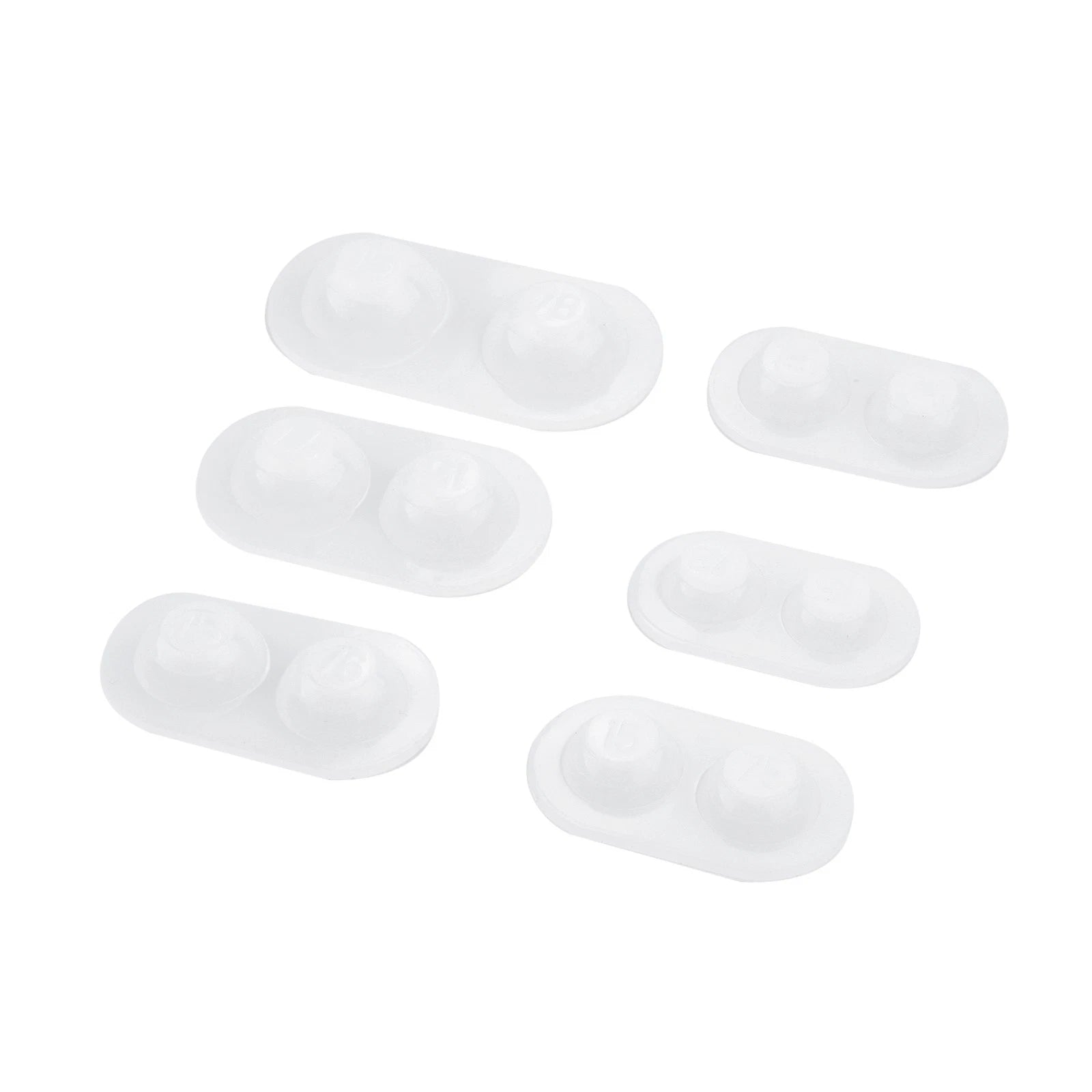 6 Sets Multifunctiona<wbr/>l Clear Silicone Molds Doll Eye Molds