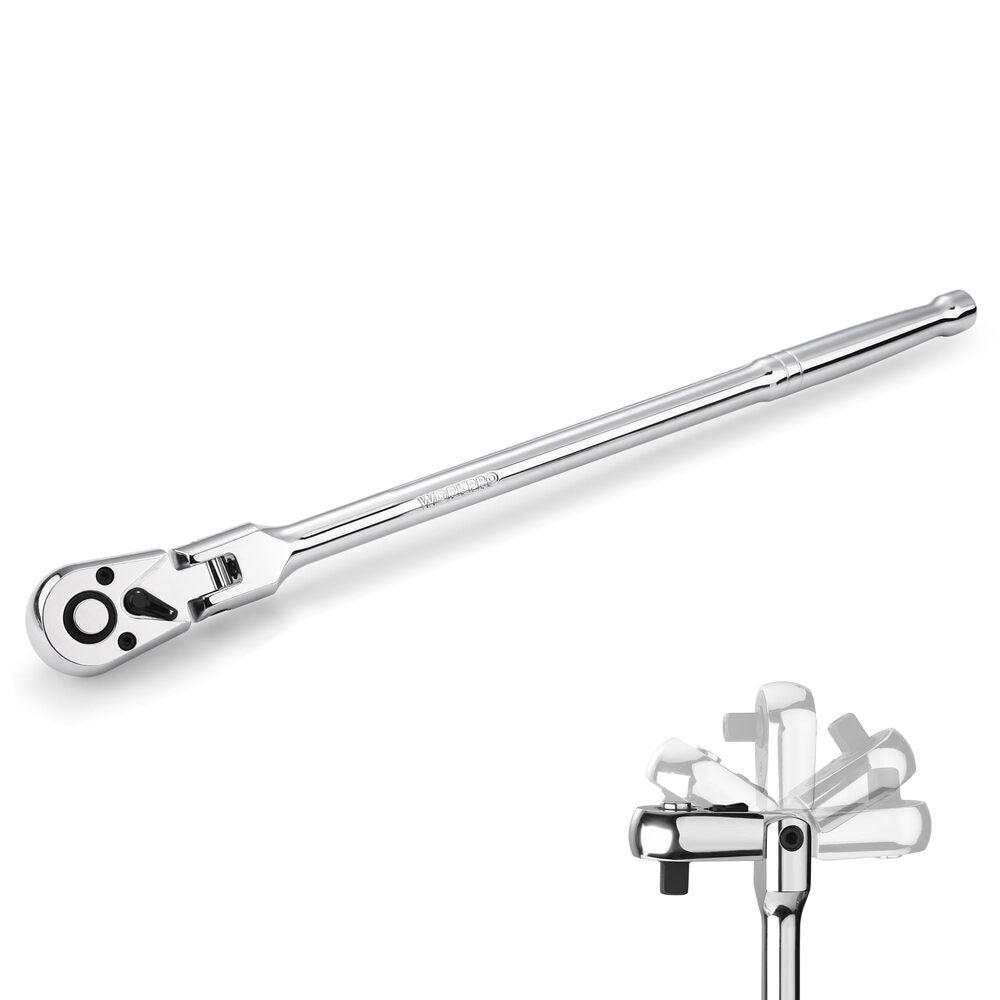 WORKPRO 12 Inch Long Flex Head Ratchet by WORKPRO