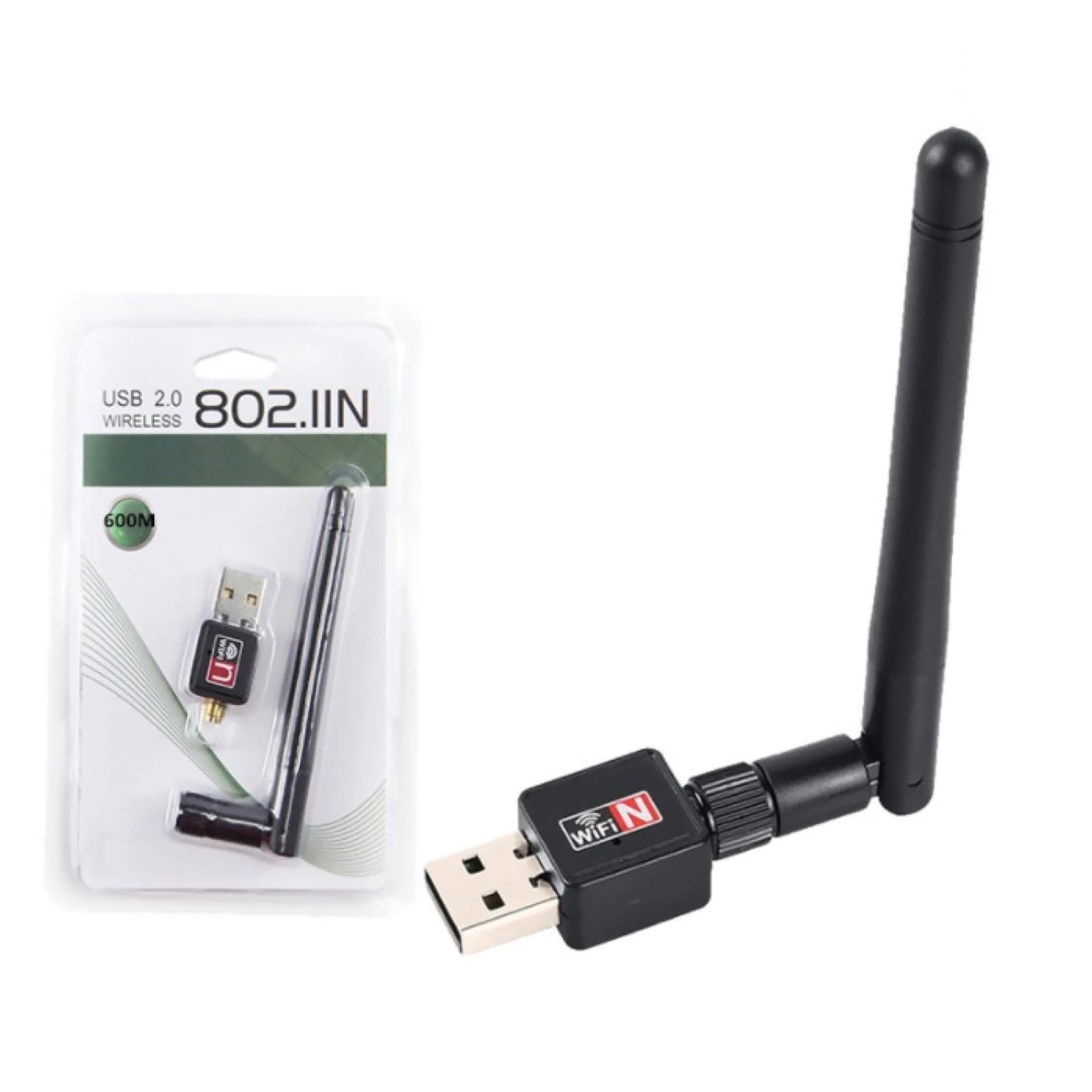 600mbps High Speed Wep Wireless Usb2.0 Wifi Adapter Dongle Dual Band