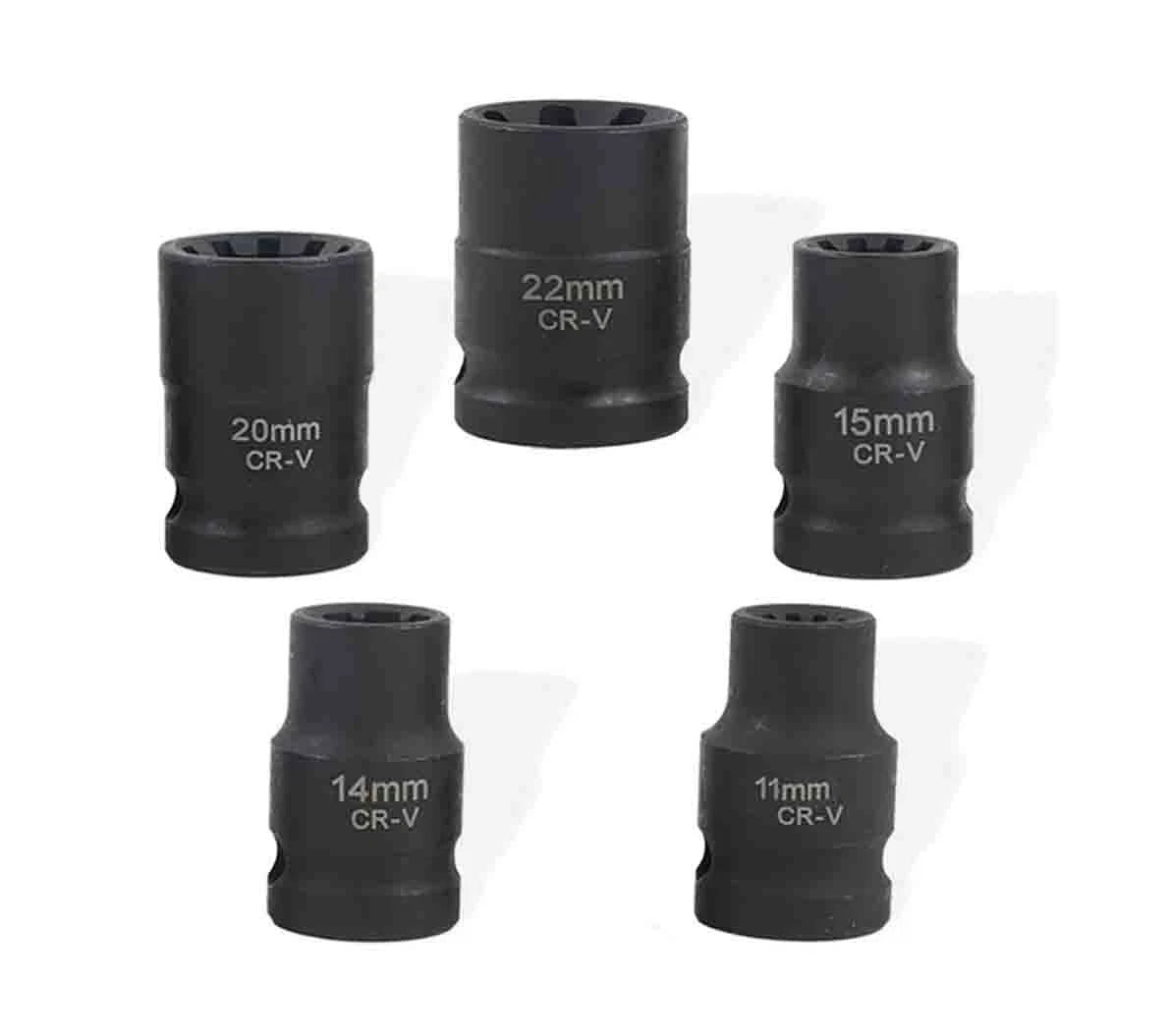 1/2" Dr Disc Brake Caliper Remover Ribe Socket: 7ptx22&14,