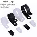 Plastic P Clips Hose Cable Holder Mounting R-Type