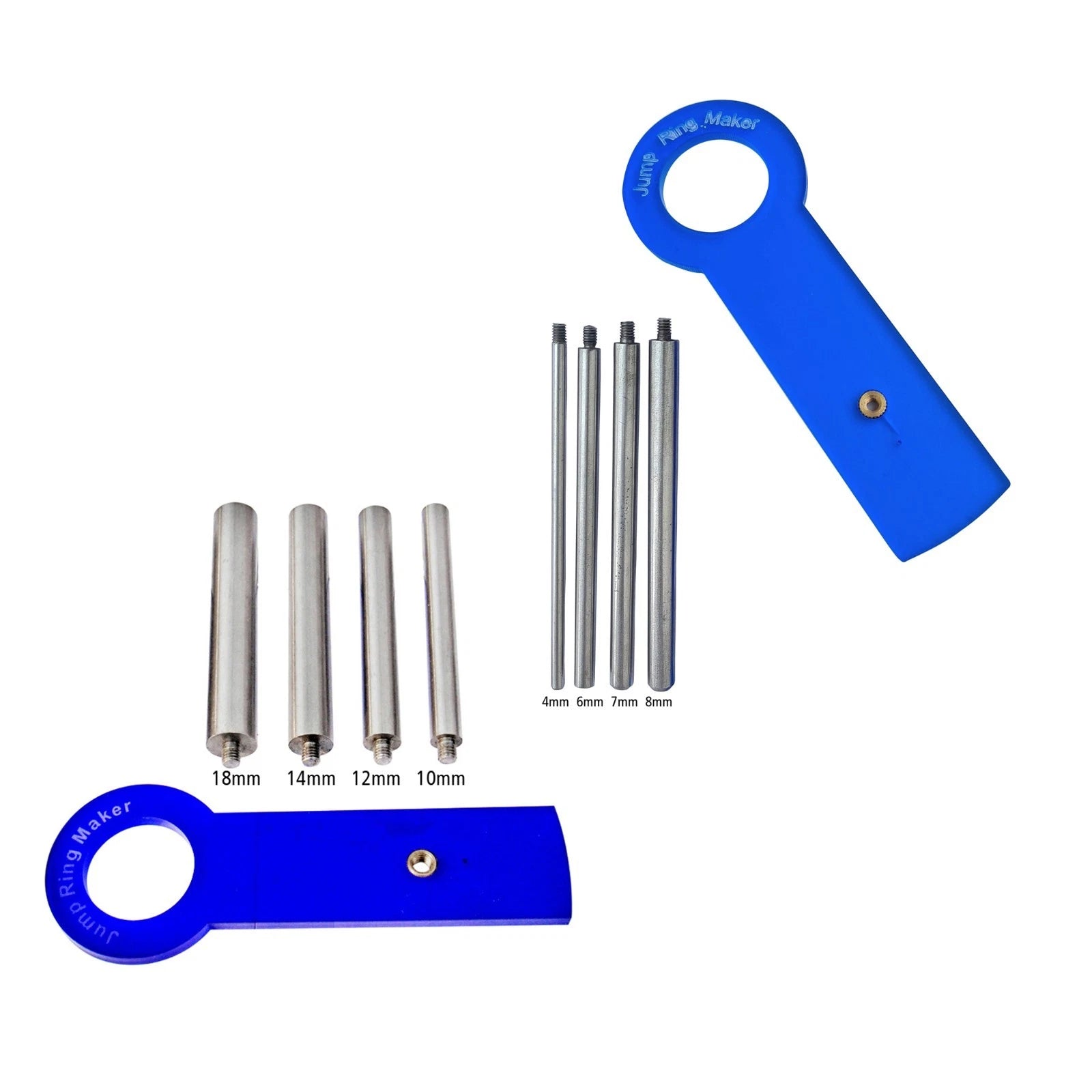 2 Set Jump Ring Maker Round Tool Small + Large Sizes 4mm To 18mm 8