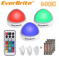 EverBrite 3Pack Tap Light LED Puck Light Wireless Push Light Remote