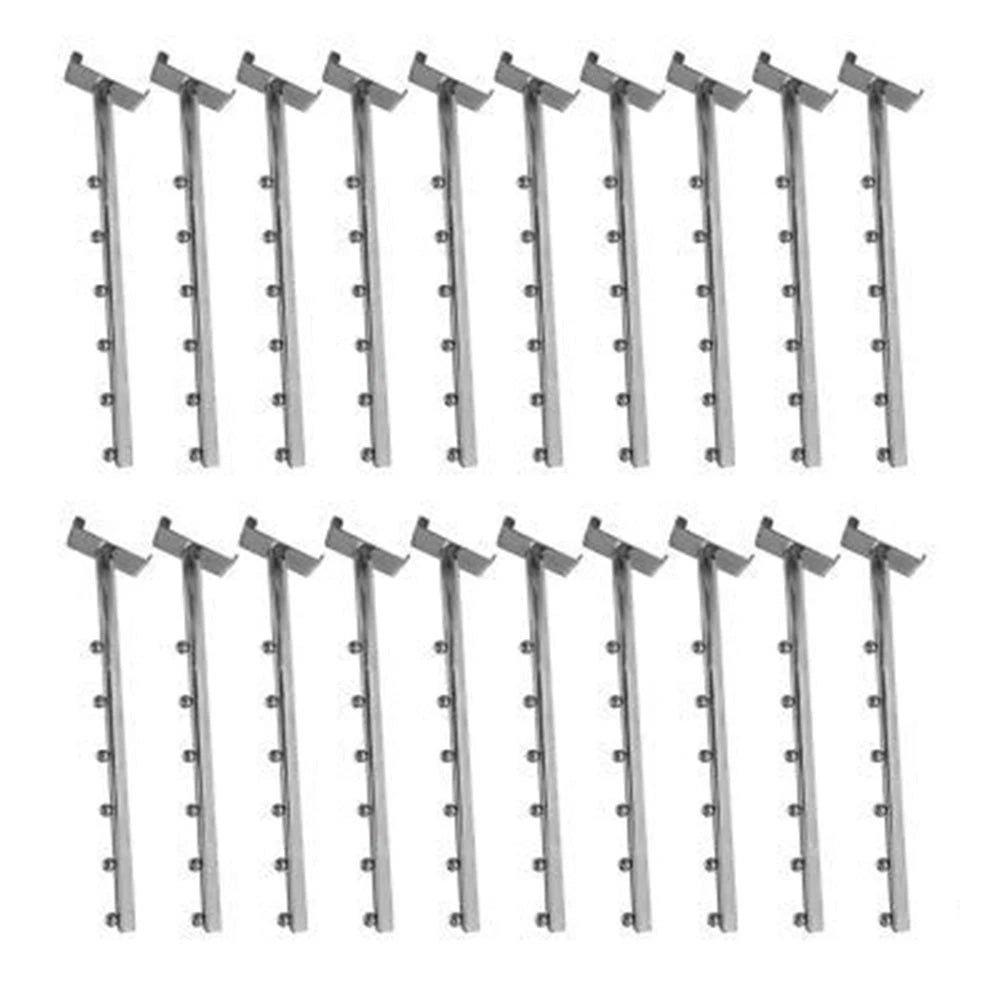 Chrome Gridwall Waterfall Faceouts 6-ball 16.5" Display Arms Square