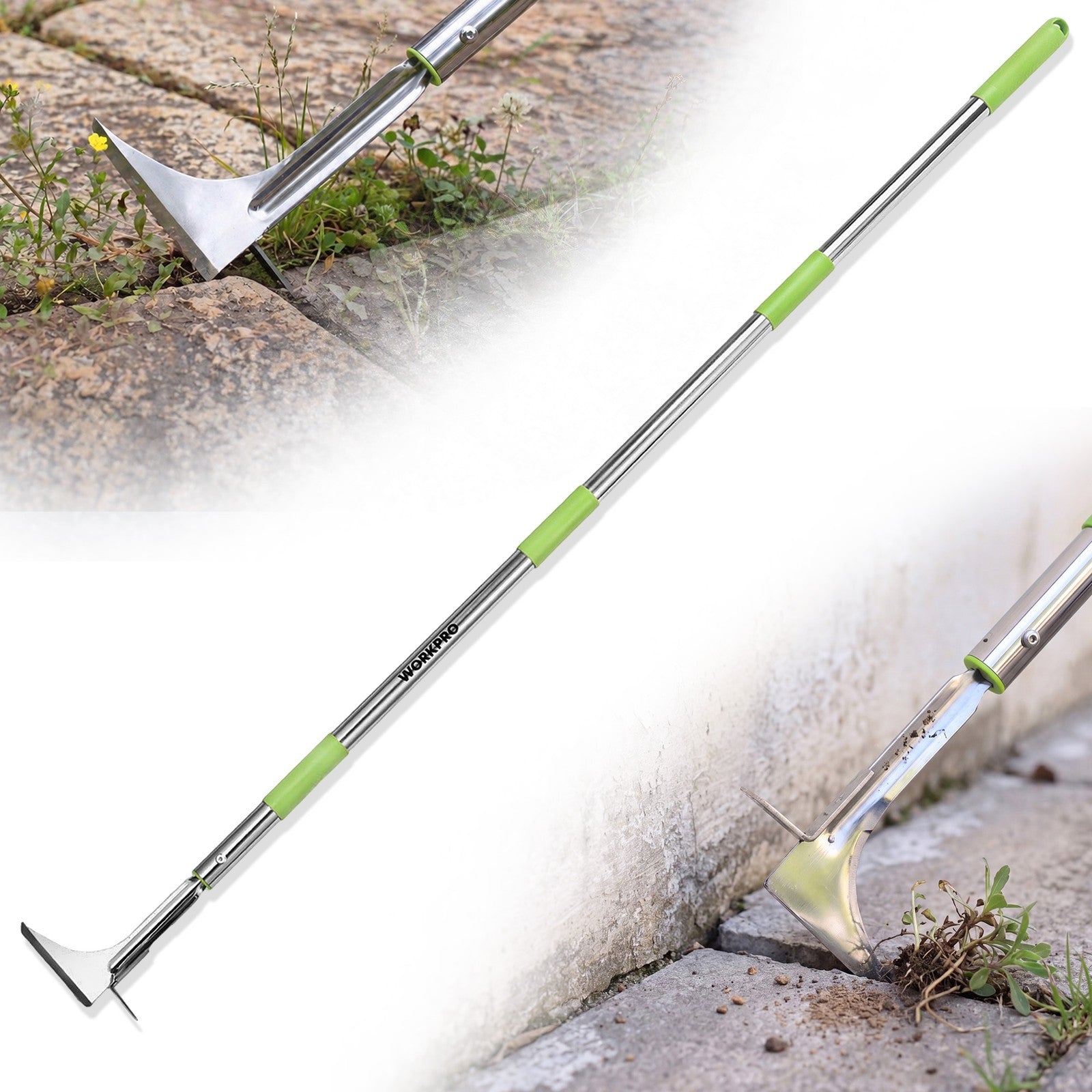 Workpro Crack Weeder Tool 27-54" Adjustable Long | Built Supply Co