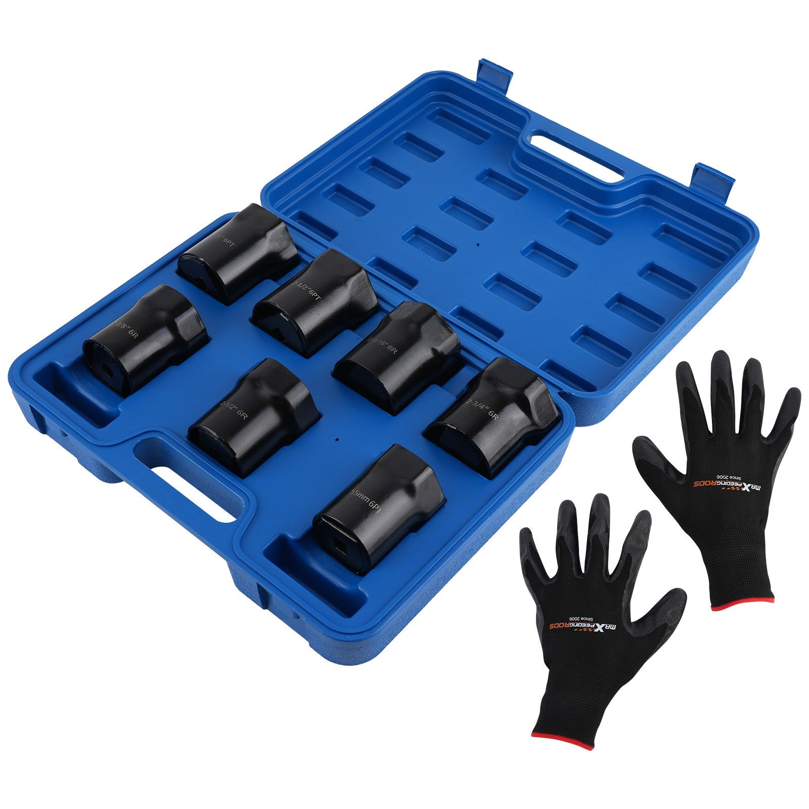 7pcs Wheel Bearing Axle Lock Nut Socket Set For Toyota Ford F150 F250