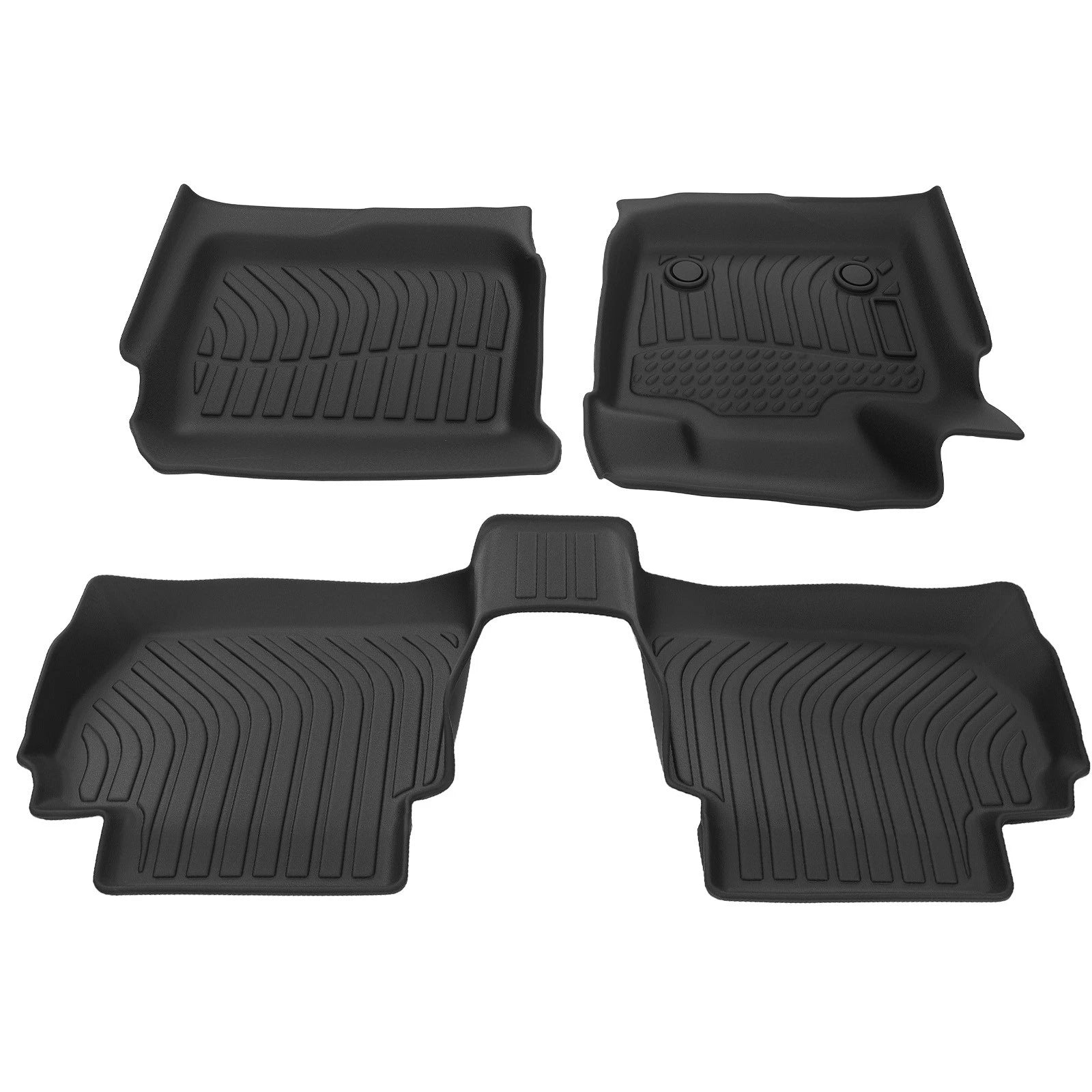 All-Weather Floor Mat Liner for Ford Fusion/Lincoln MKZ 2013-2016 Black TPE