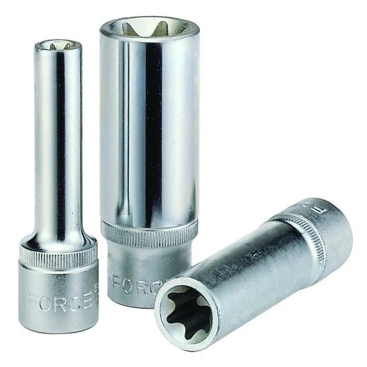 Force / King Tony Cr-v 3/8" Dr. Deep Torx Female E Star Socket