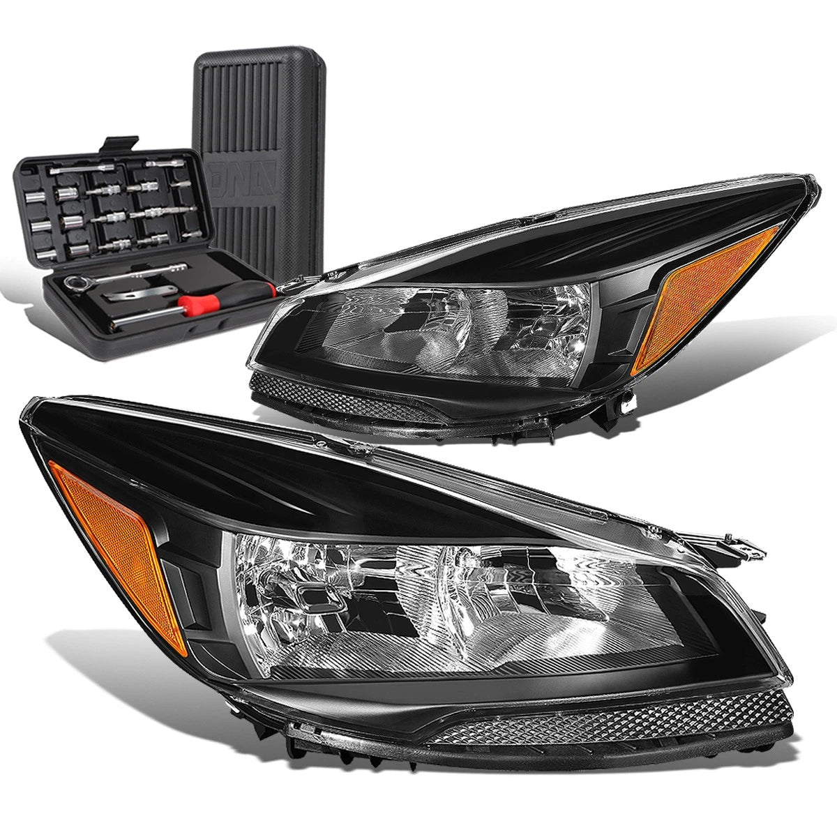 For 2013-2016 Ford Escape Pair Black/amber Signal | Built Supply Co