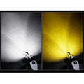 Led Double Eye Spotlight With Four Lighting Modes For Motorcycle And