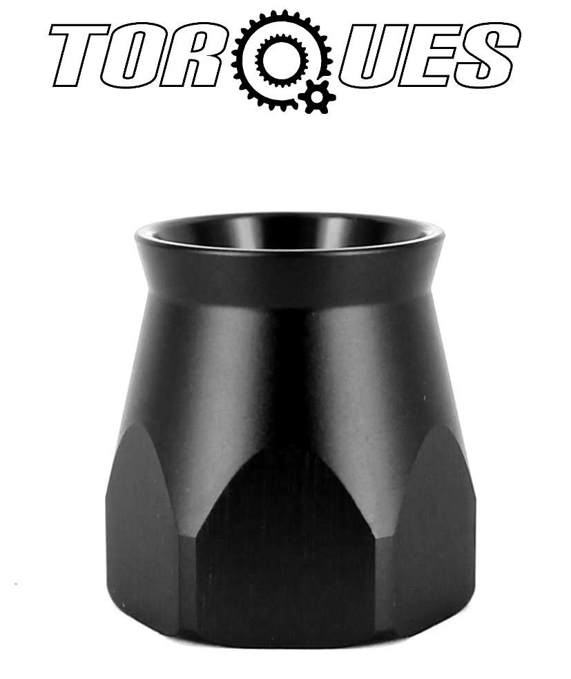 AN -10 (AN10 10AN) PTFE hose fitting socket In Black