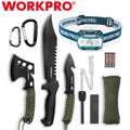 Workpro Camping Hatchet Machete Camping Axe Fixed Blade Hunting