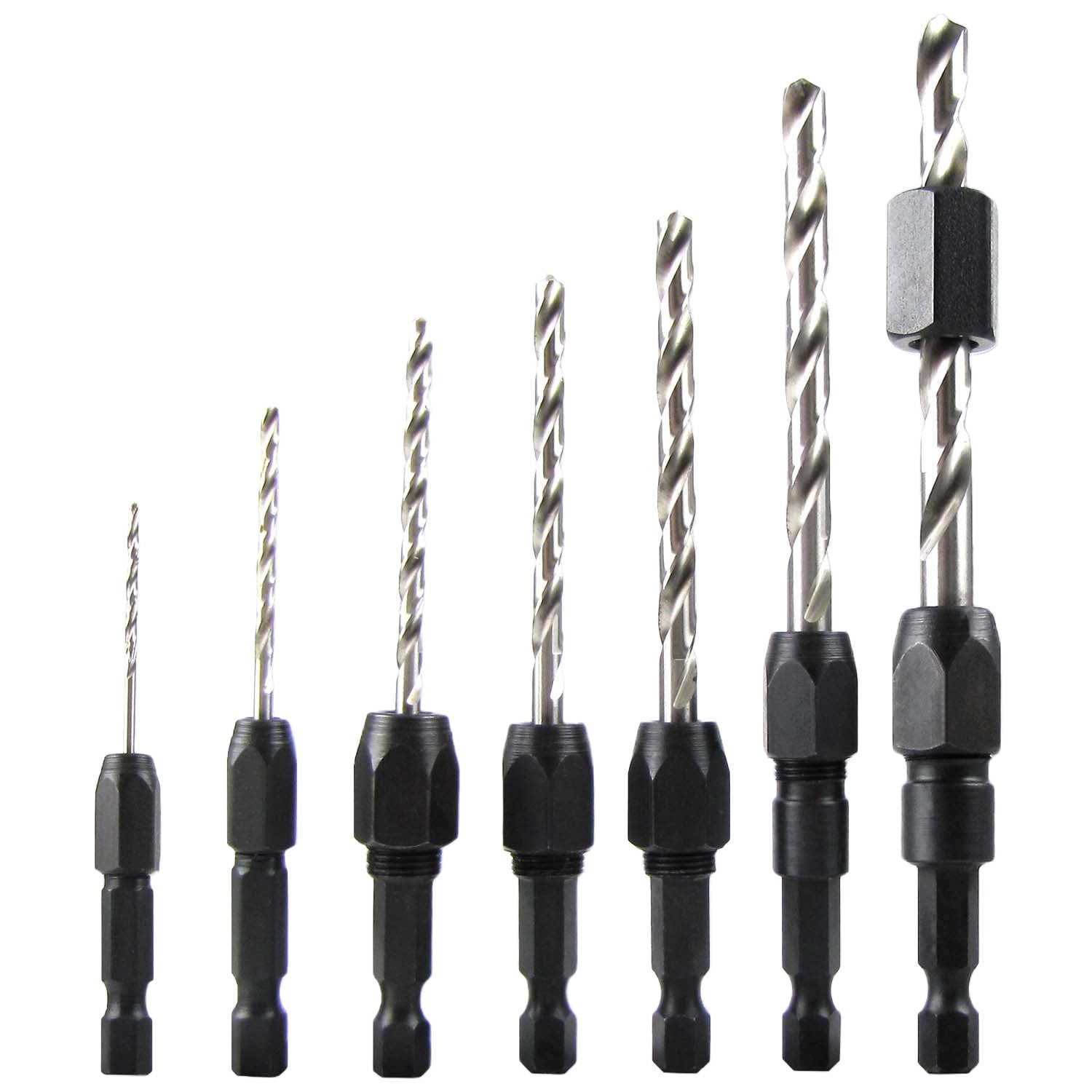 Snappy Drill Bit Adapter Set 1/16-1/4" 7pc