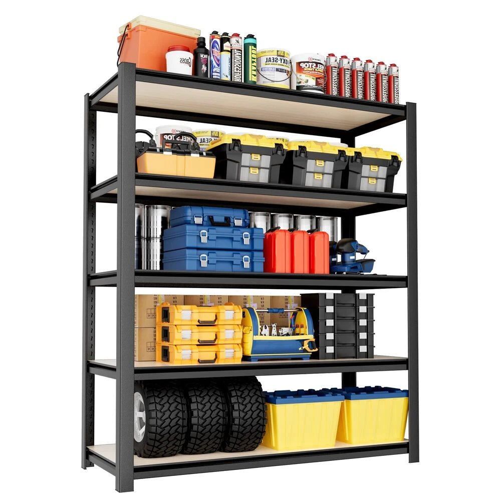 Workpro 48"x 24"x72" Garage Shelving 5tier Adjustable Heavy Duty