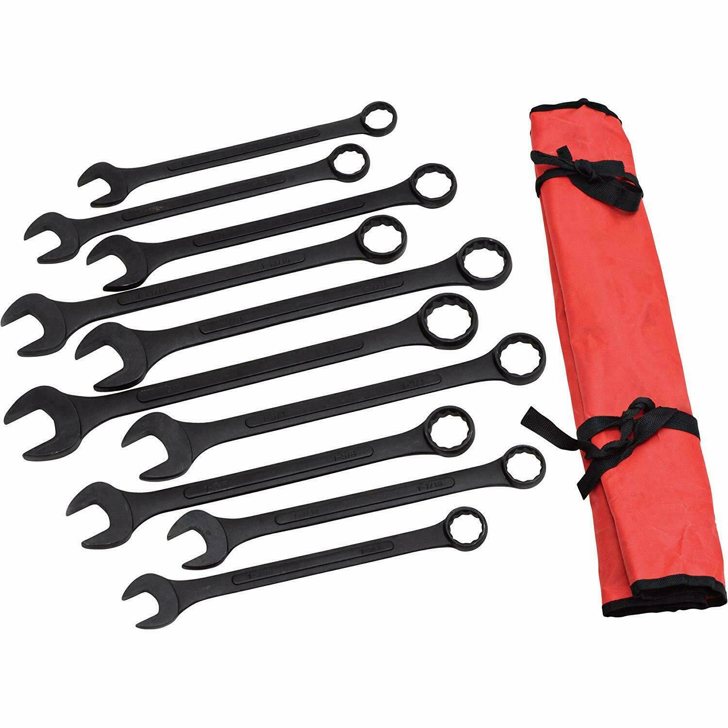 10pc Jumbo SAE Combo Wrench Set