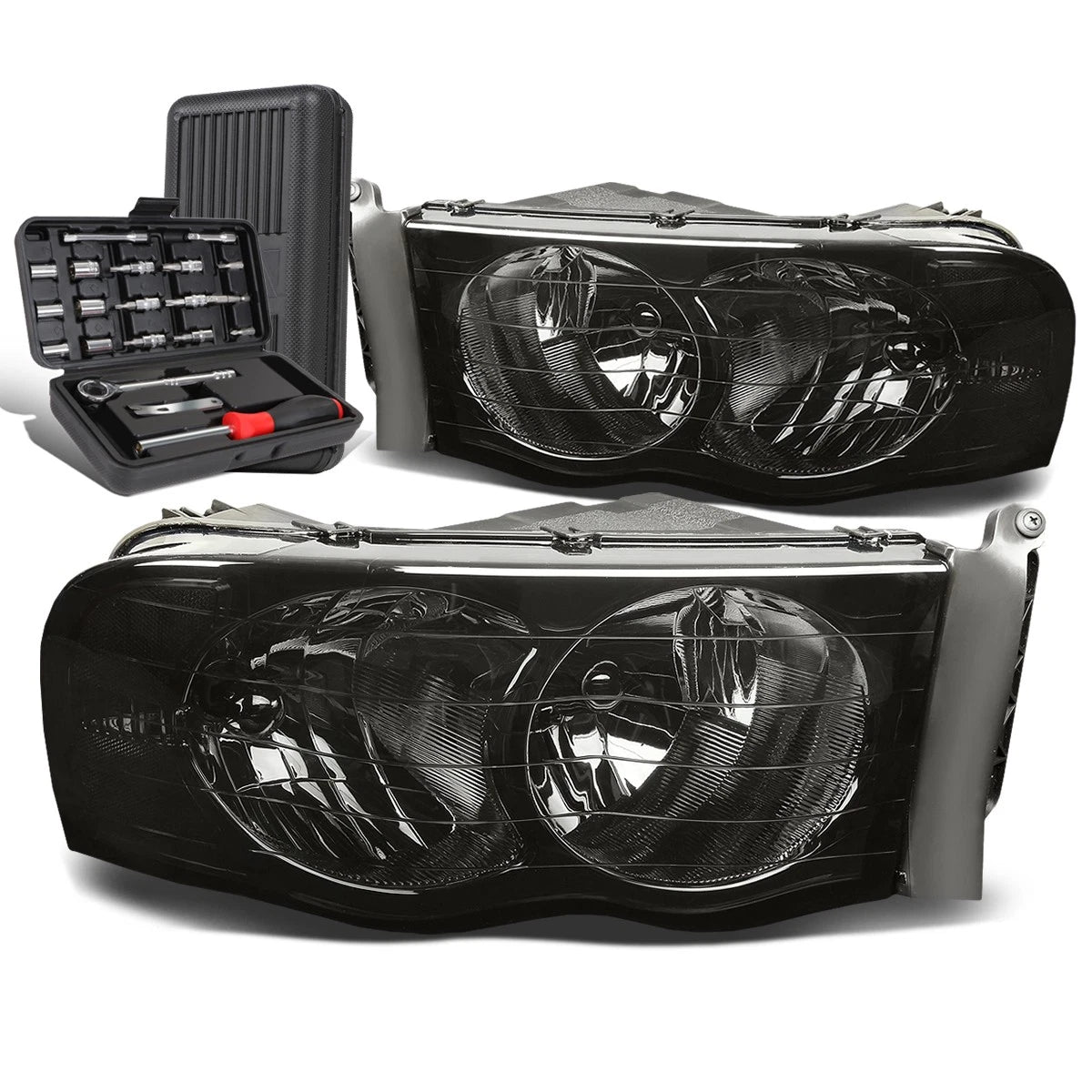 For 2002-2005 Dodge Ram Pickup Pair Smoked/clear | Built Supply Co