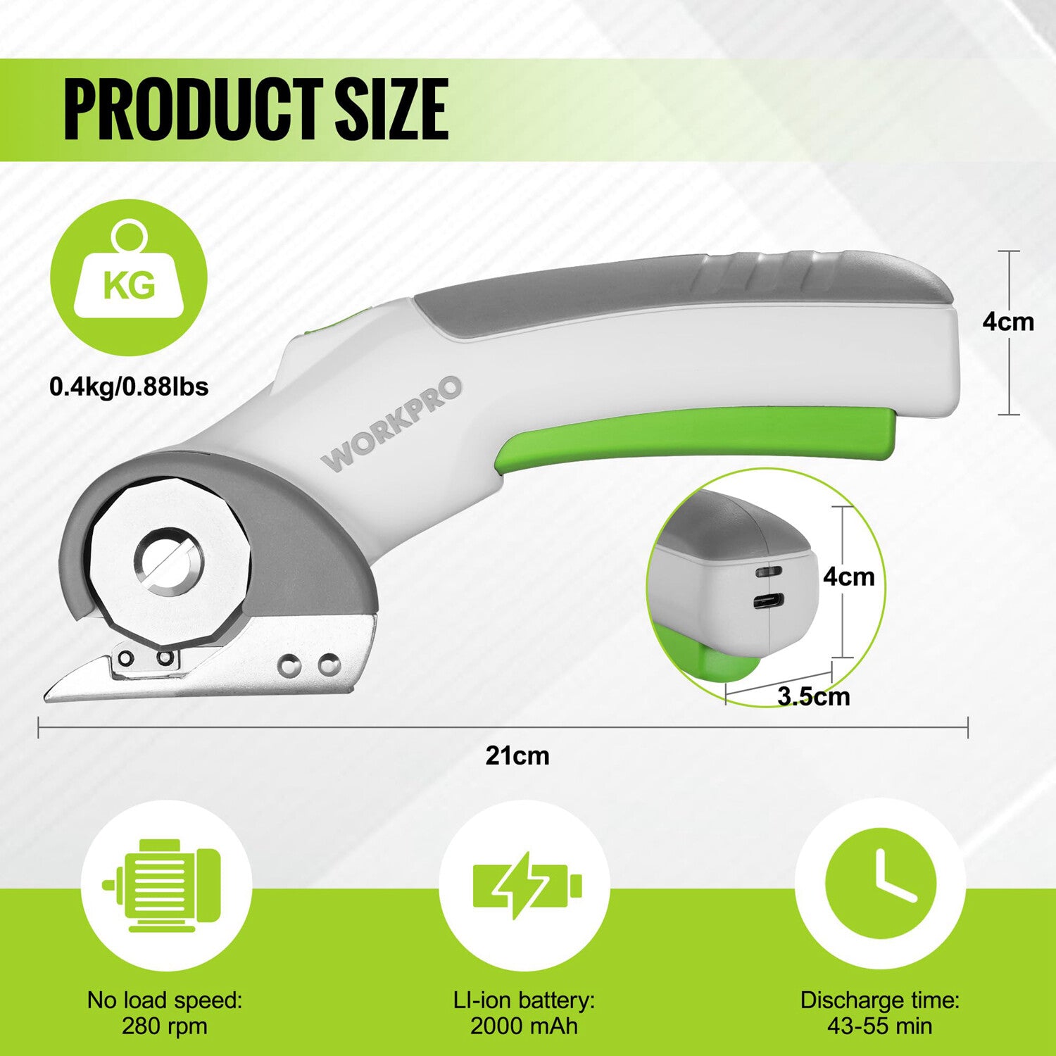 WORKPRO Cordless Electric Scissors by WORKPRO