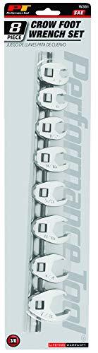 Performance Tool 8-Piece SAE Crowfoot Wrench Set by Performance Tool