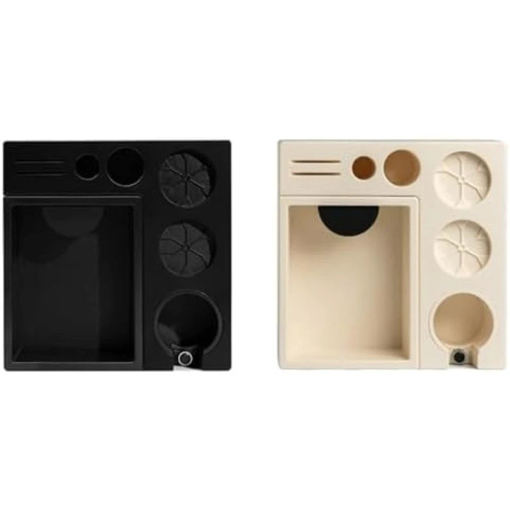 Espresso Knock Box Organizer With For Tamper Distributor Puck Screen