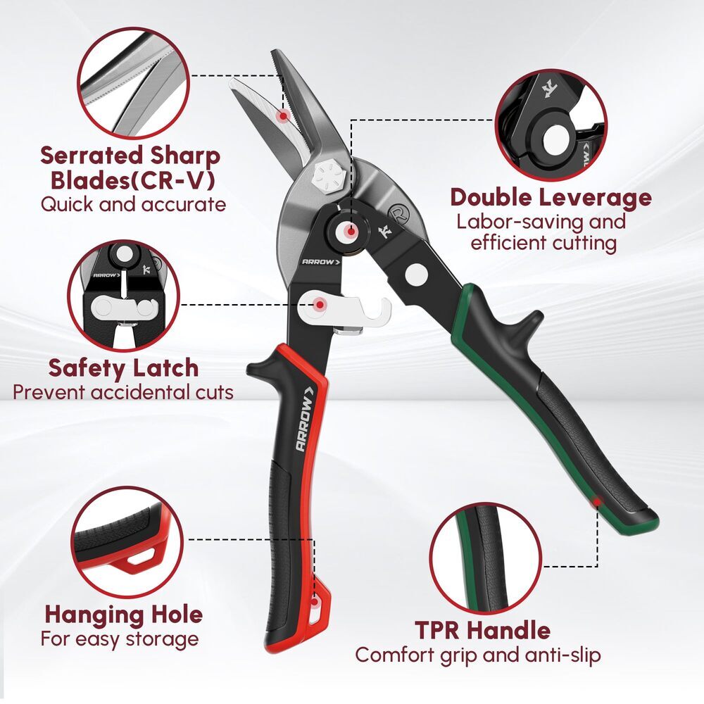 ARROW 8-inch Tin Snips by ARROW