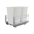Rok Kitchen Cabinet Trash And Recycling Center For Dual Waste Bins,