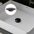Basin Waste Stopper In Matte Black 66mm Diameter For Easy Installation